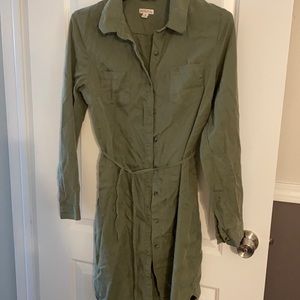 Merona button down dress